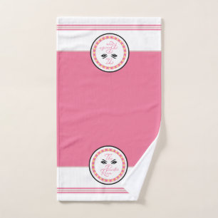 The Powder Room (Pink) Hand Towel