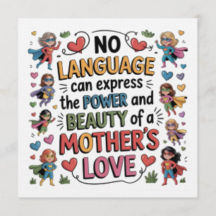 The Power And Beauty Of A Mother’s Love Invitation