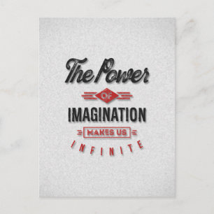 The Power Inspirational Quotes Postcard
