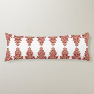 The Power of a Black Background with a Red Pattern Body Cushion