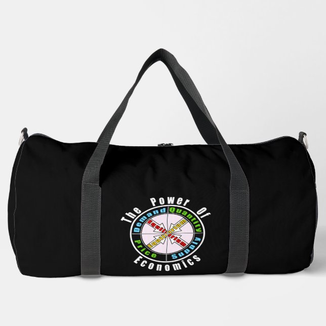 The power of economics  duffle bag (Front)
