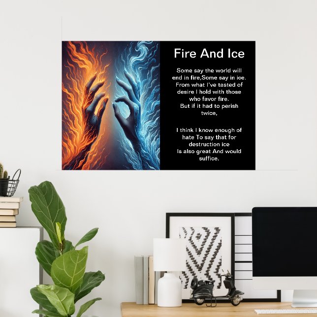 The Power of Fire and Ice Poster (Home Office)