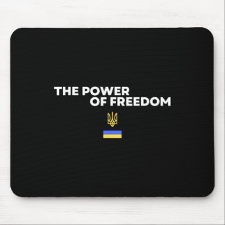 The Power Of Freedom Trident Ukrainian Flag Symbol Mouse Mat