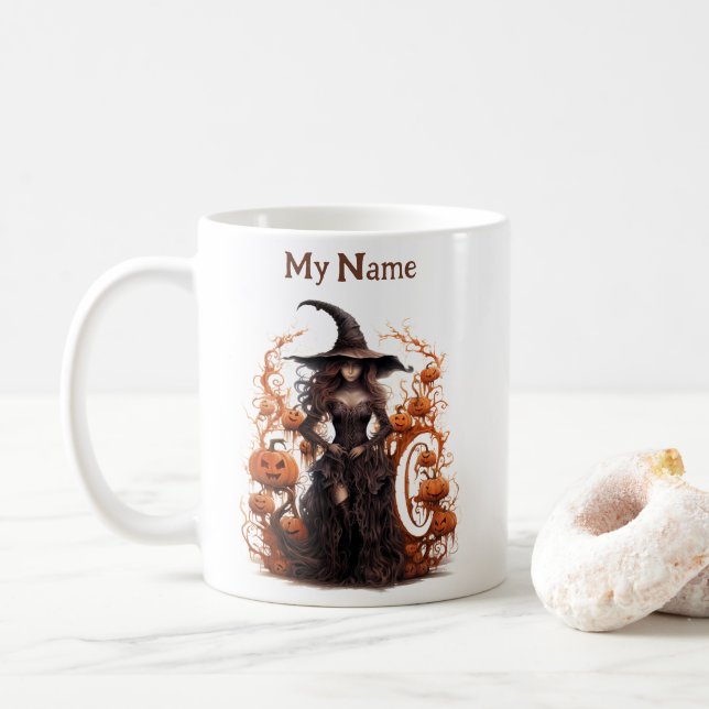 The Power of Halloween: Halloween Witch Cup (With Donut)