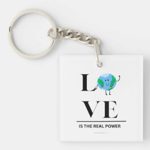 The Power of Love Keychain