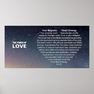 The Power of Love - Your Magnetic Heart Energy Poster