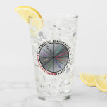 The power of mathematics glass<br><div class="desc">Illustrates the importance of mathematics together with fun, for knowledge power in life.</div>