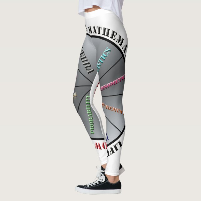 The power of mathematics  leggings (Left)
