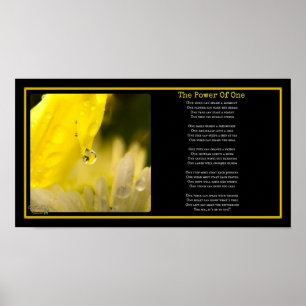 The Power Of One Poster