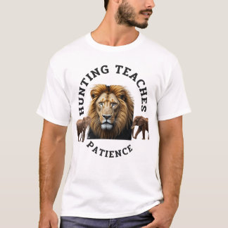 The Power of Patience in Wild Hunt and Jungle King T-Shirt