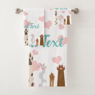The Power of Paws Bath Towel Set