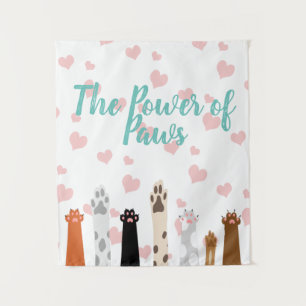 The Power of Paws Tapestry