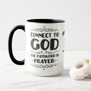 The power of prayer custom mug