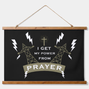 The Power Of Prayer Hanging Tapestry