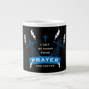 The Power Of Prayer Large Coffee Mug