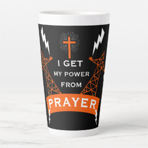The Power Of Prayer Latte Mug