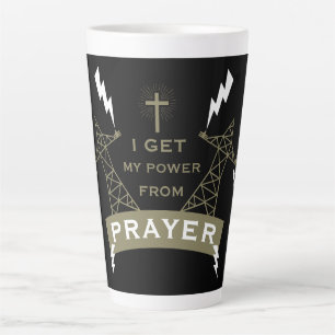 The Power Of Prayer Latte Mug