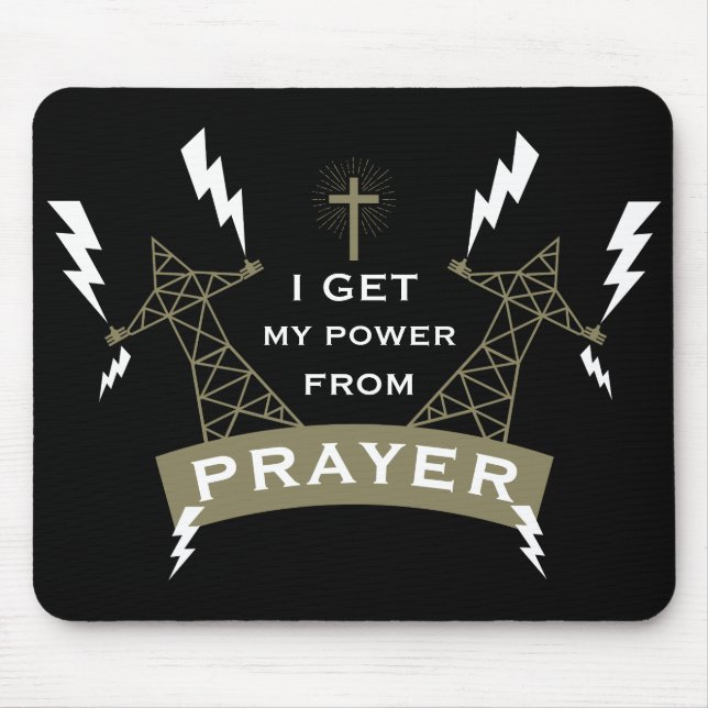 The Power Of Prayer Mouse Mat (Front)