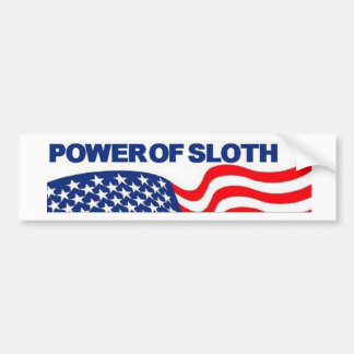 The Power of Sloth Bumper Sticker