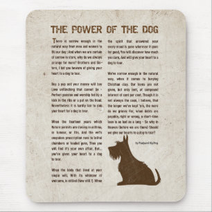 The Power of the Dog Poem - Rudyard Kipling Mouse Mat