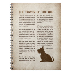 The Power of the Dog Poem - Rudyard Kipling Notebook