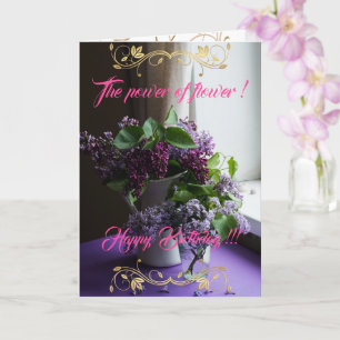 The Power of the Flower Card