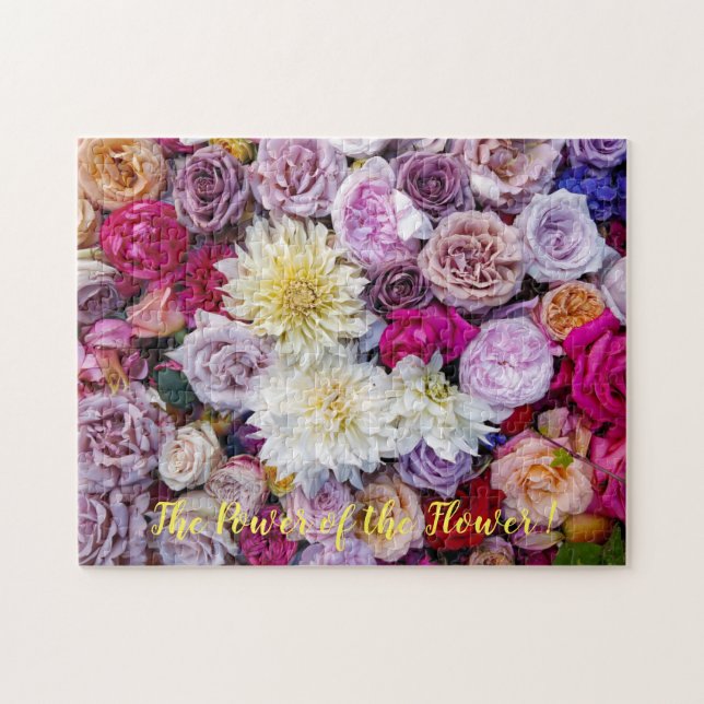 The Power of the Flower Jigsaw Puzzle (Horizontal)