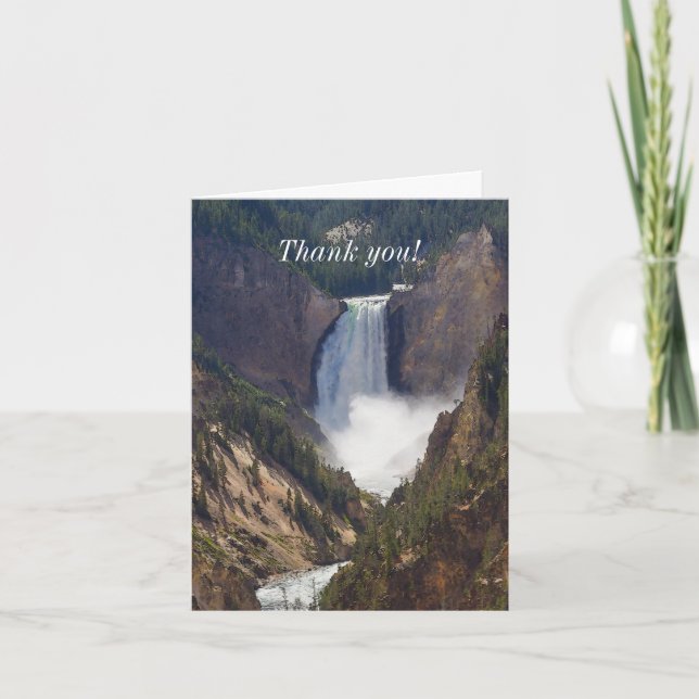 The Power Of Yellowstone Thank You Card (Front)