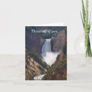 The Power Of Yellowstone Thinking Of You Card