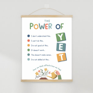 The Power of YET Classroom Poster
