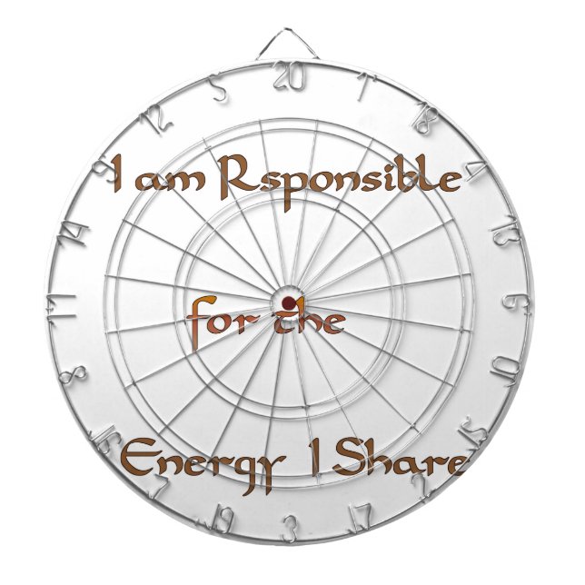 The Power Within: Energy Matters Dartboard (Front)