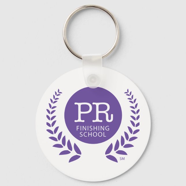 The PR Finishing School Key Ring (Front)