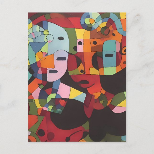 The Practical Abstracter - Ken Gauge Art Postcard (Front)