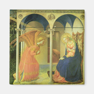 The Prado Annunciation by Fra Angelico Magnet