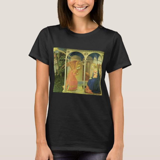 The Prado Annunciation by Fra Angelico T-Shirt (Front)