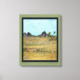 The Prairie Lands of South Dakota Canvas Print