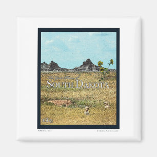 The Prairie Lands of South Dakota Magnet