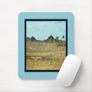 The Prairie Lands of South Dakota Mouse Mat