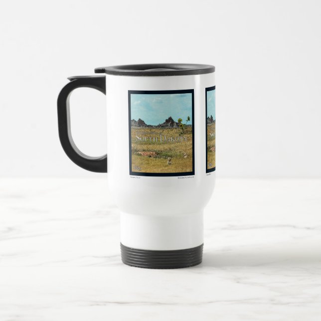 The Prairie Lands of South Dakota Travel Mug (Left)