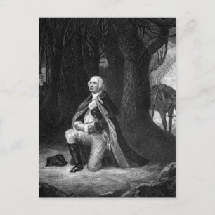 The Prayer at Valley Forge.  Gen_War Image Postcard