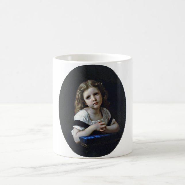 The Prayer, Bouguereau Coffee Mug (Center)