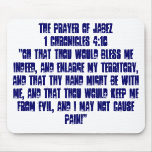 THE PRAYER OF JABEZ1 Chronicles 4:10"Oh that Th... Mouse Mat