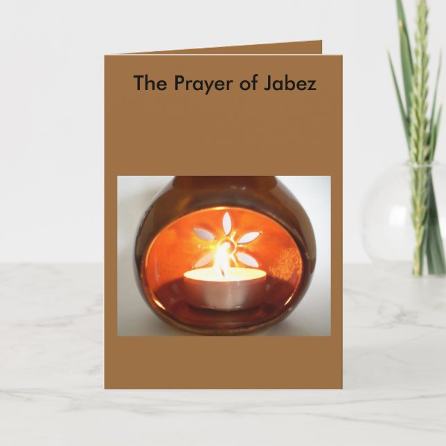 The Prayer of Jabez Card (Front)