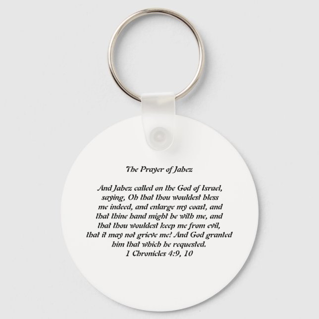 The Prayer of Jabez Key Ring (Front)