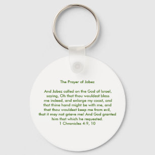 The Prayer of Jabez Key Ring