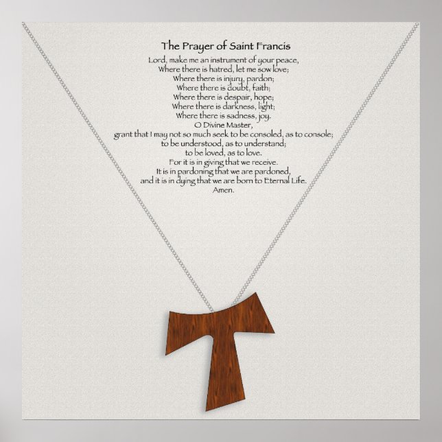 The Prayer of Saint Francis Poster (Front)