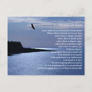 The Prayer of St. Francis Postcard