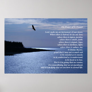The Prayer of St. Francis Poster