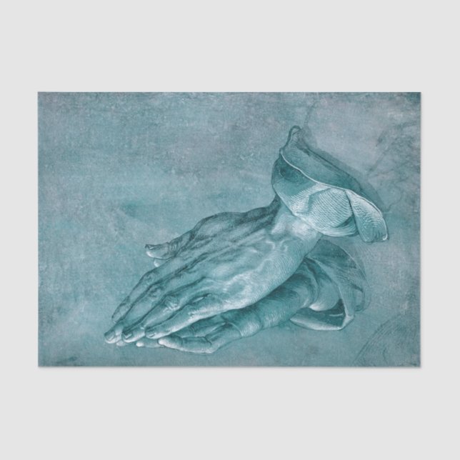 The Praying Hands by Albrecht Durer Tissue Paper (Front)