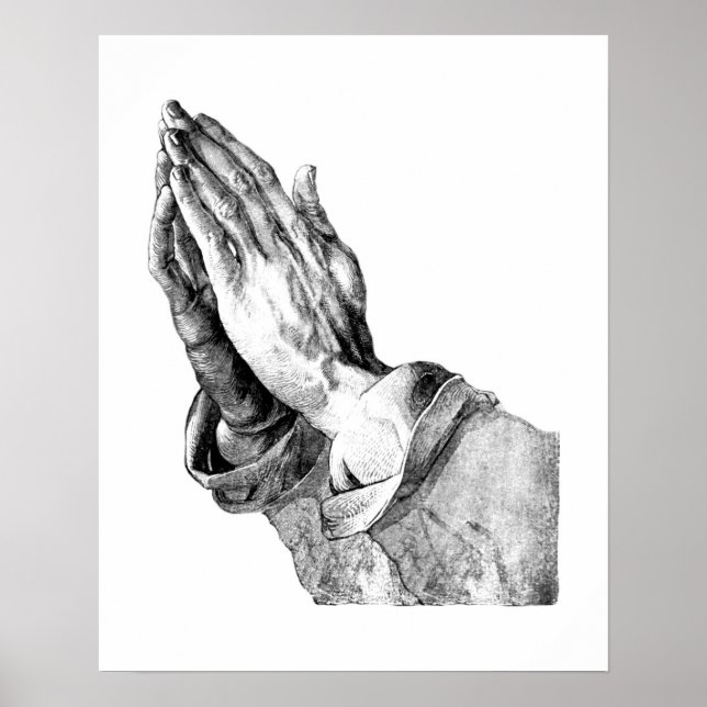 The Praying Hands Custom Poster (Front)
